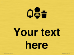 DV10930: Custom information: Toilets Urinals and WCs with Sanitary Bins