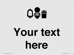 DV10930: Custom information: Toilets Urinals and WCs with Sanitary Bins