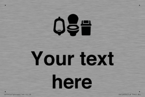 DV10930: Custom information: Toilets Urinals and WCs with Sanitary Bins