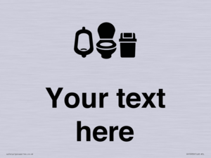 DV10930: Custom information: Toilets Urinals and WCs with Sanitary Bins