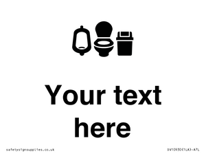 DV10930: Custom information: Toilets Urinals and WCs with Sanitary Bins