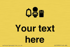 DV10930: Custom information: Toilets Urinals and WCs with Sanitary Bins