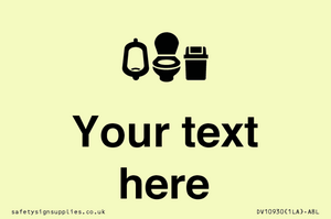 DV10930: Custom information: Toilets Urinals and WCs with Sanitary Bins