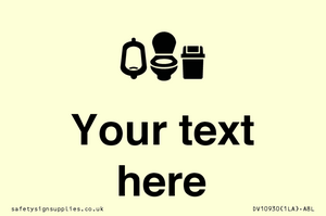 DV10930: Custom information: Toilets Urinals and WCs with Sanitary Bins