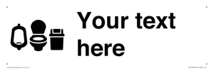 DV10930: Custom information: Toilets Urinals and WCs with Sanitary Bins