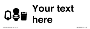 DV10930: Custom information: Toilets Urinals and WCs with Sanitary Bins