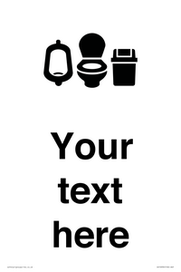 DV10930: Custom information: Toilets Urinals and WCs with Sanitary Bins