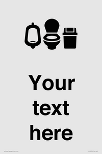 DV10930: Custom information: Toilets Urinals and WCs with Sanitary Bins