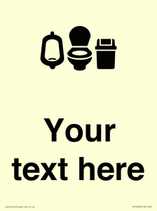 DV10930: Custom information: Toilets Urinals and WCs with Sanitary Bins