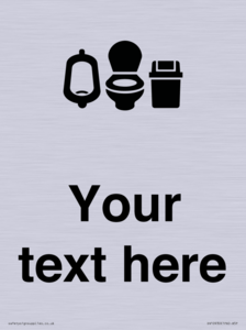 DV10930: Custom information: Toilets Urinals and WCs with Sanitary Bins