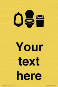 DV10930: Custom information: Toilets Urinals and WCs with Sanitary Bins