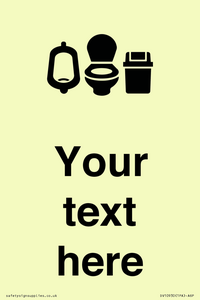 DV10930: Custom information: Toilets Urinals and WCs with Sanitary Bins