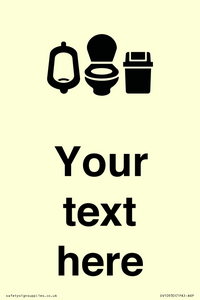 DV10930: Custom information: Toilets Urinals and WCs with Sanitary Bins