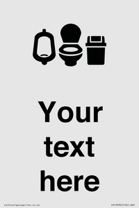 DV10930: Custom information: Toilets Urinals and WCs with Sanitary Bins