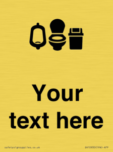 DV10930: Custom information: Toilets Urinals and WCs with Sanitary Bins