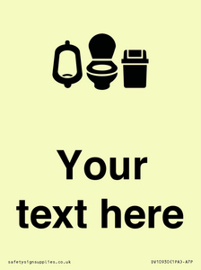 DV10930: Custom information: Toilets Urinals and WCs with Sanitary Bins