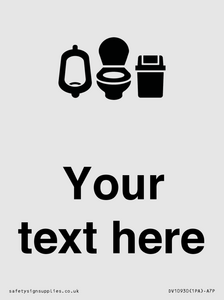 DV10930: Custom information: Toilets Urinals and WCs with Sanitary Bins