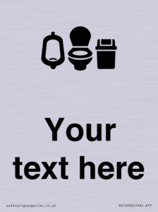 DV10930: Custom information: Toilets Urinals and WCs with Sanitary Bins