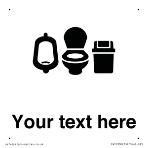 DV10930: Custom information: Toilets Urinals and WCs with Sanitary Bins