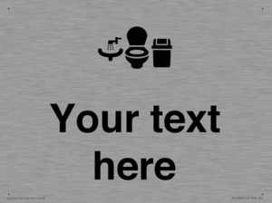 DV10932: Custom information: Toilets WC and Wash Basin with Sanitary Bin