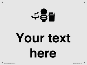 DV10932: Custom information: Toilets WC and Wash Basin with Sanitary Bin