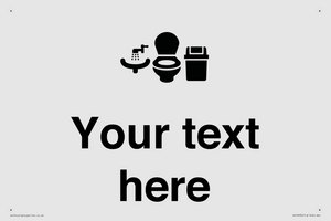 DV10932: Custom information: Toilets WC and Wash Basin with Sanitary Bin