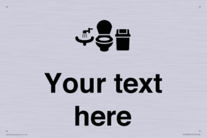 DV10932: Custom information: Toilets WC and Wash Basin with Sanitary Bin