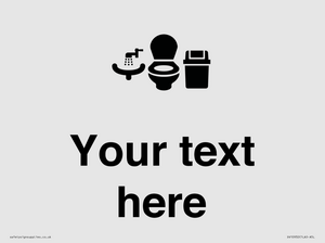 DV10932: Custom information: Toilets WC and Wash Basin with Sanitary Bin