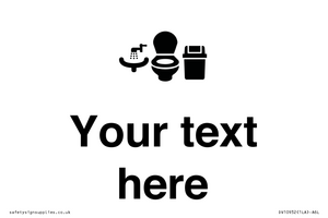 DV10932: Custom information: Toilets WC and Wash Basin with Sanitary Bin