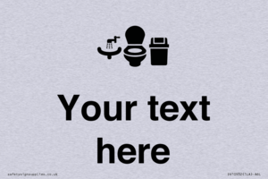 DV10932: Custom information: Toilets WC and Wash Basin with Sanitary Bin