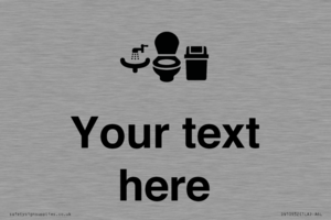 DV10932: Custom information: Toilets WC and Wash Basin with Sanitary Bin