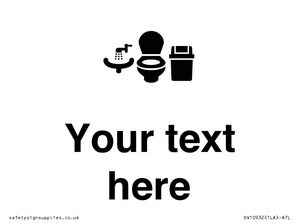 DV10932: Custom information: Toilets WC and Wash Basin with Sanitary Bin