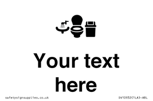 DV10932: Custom information: Toilets WC and Wash Basin with Sanitary Bin