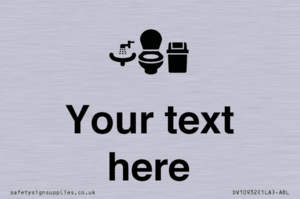 DV10932: Custom information: Toilets WC and Wash Basin with Sanitary Bin