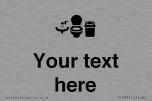 DV10932: Custom information: Toilets WC and Wash Basin with Sanitary Bin