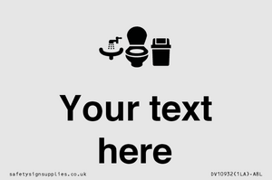 DV10932: Custom information: Toilets WC and Wash Basin with Sanitary Bin