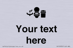 DV10932: Custom information: Toilets WC and Wash Basin with Sanitary Bin