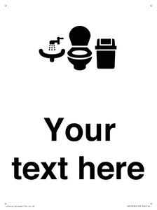 DV10932: Custom information: Toilets WC and Wash Basin with Sanitary Bin