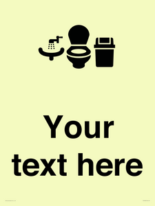 DV10932: Custom information: Toilets WC and Wash Basin with Sanitary Bin