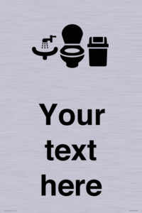 DV10932: Custom information: Toilets WC and Wash Basin with Sanitary Bin