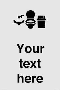 DV10932: Custom information: Toilets WC and Wash Basin with Sanitary Bin
