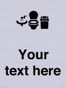 DV10932: Custom information: Toilets WC and Wash Basin with Sanitary Bin