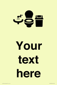 DV10932: Custom information: Toilets WC and Wash Basin with Sanitary Bin