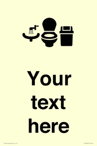 DV10932: Custom information: Toilets WC and Wash Basin with Sanitary Bin