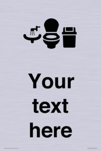 DV10932: Custom information: Toilets WC and Wash Basin with Sanitary Bin