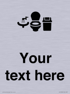 DV10932: Custom information: Toilets WC and Wash Basin with Sanitary Bin