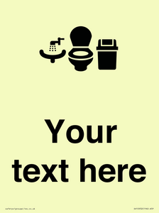 DV10932: Custom information: Toilets WC and Wash Basin with Sanitary Bin