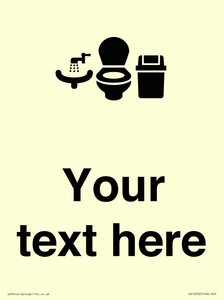 DV10932: Custom information: Toilets WC and Wash Basin with Sanitary Bin