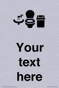 DV10932: Custom information: Toilets WC and Wash Basin with Sanitary Bin