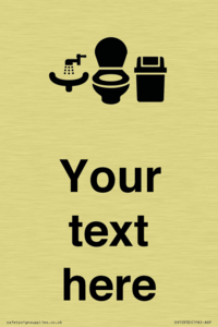 DV10932: Custom information: Toilets WC and Wash Basin with Sanitary Bin